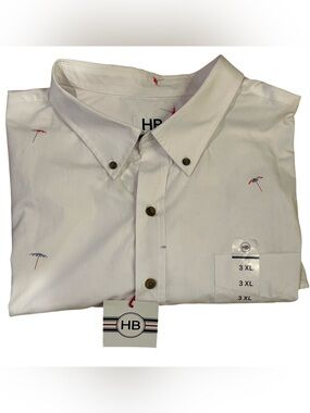 Harbor Bay Easy Care Sport Shirt, Size 3XL